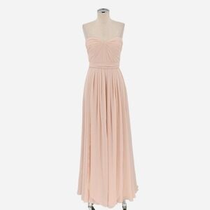 JENNY YOO DressSz 2 Blush Pink‎ Aidan Convertible Bridesmaid Full Length Wedding